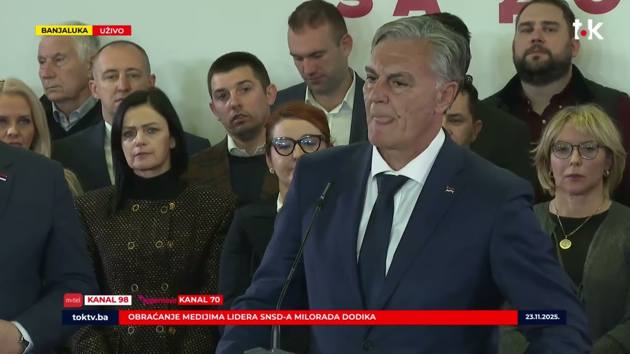 OVO JE OBRAĆANJE novog predsjednika Republike Srpske II TOK TV II 2025