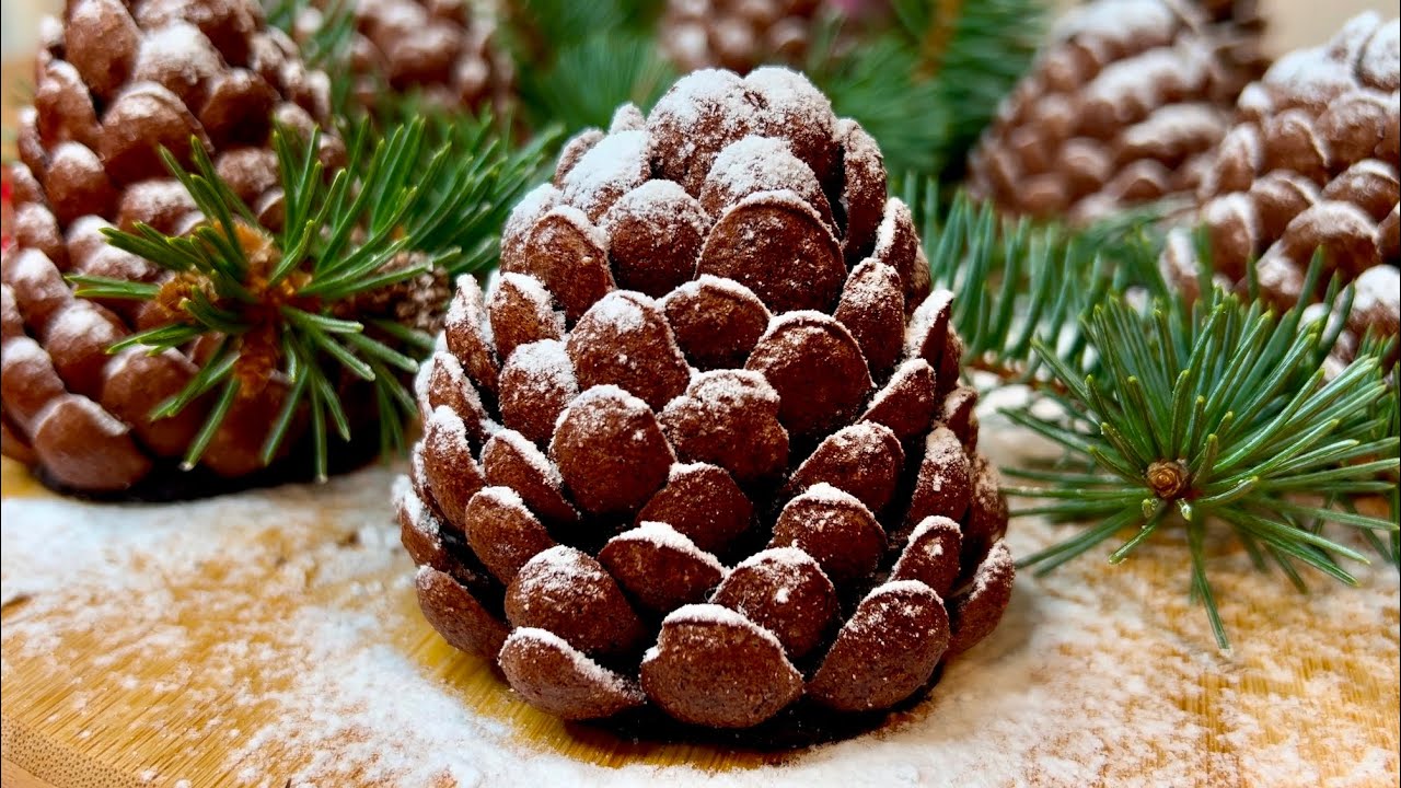 Рождественский десерт! Шоколадные сосновые шишки с печеньем Oreo Никакой выпечки, всего 3 ингредиент
