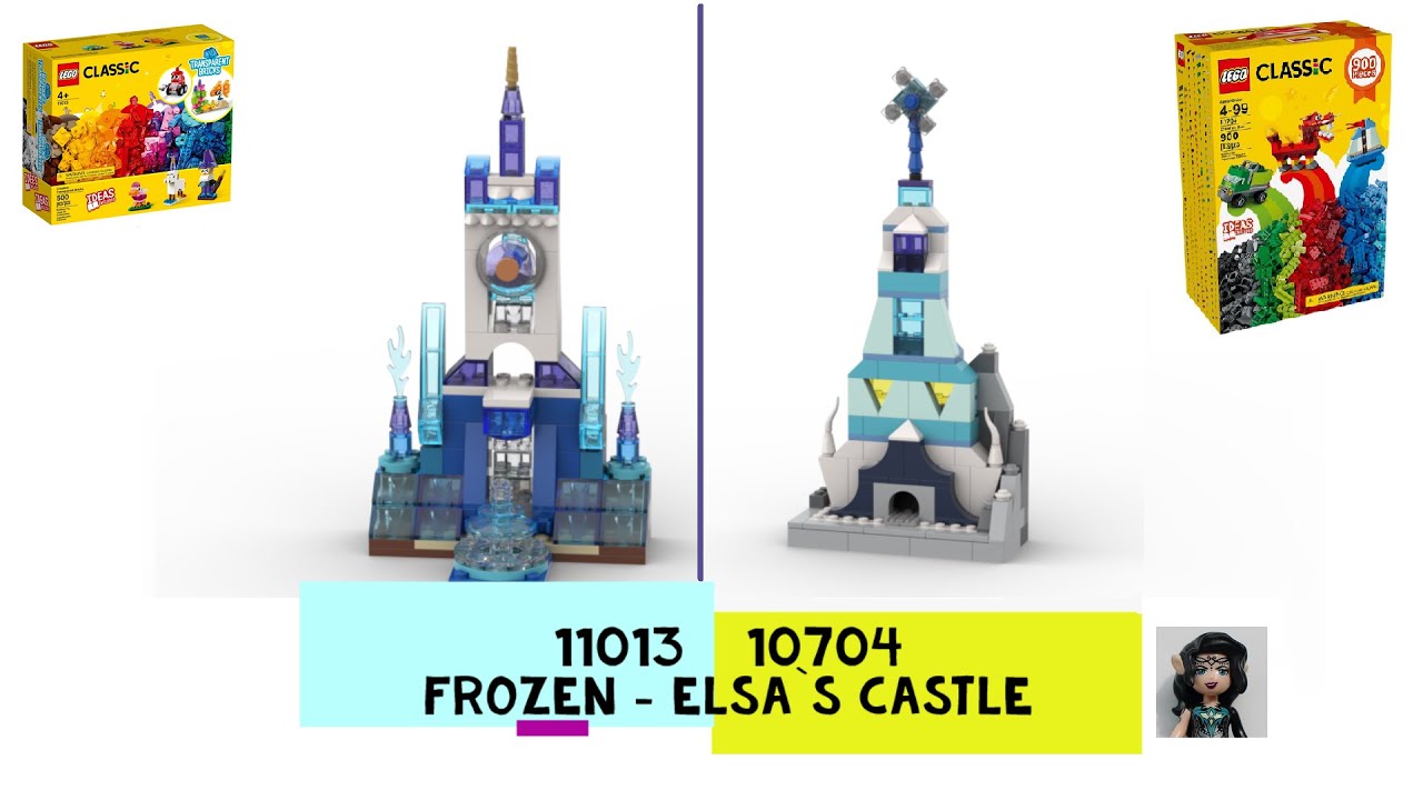 FROZEN ELSA`s CASTLE ❄️ Lego classic 10704 | 11013 ideas How to build