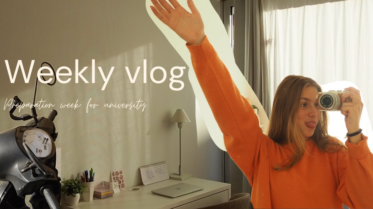 weekly vlog #01 - Preparation week for university in Brussels