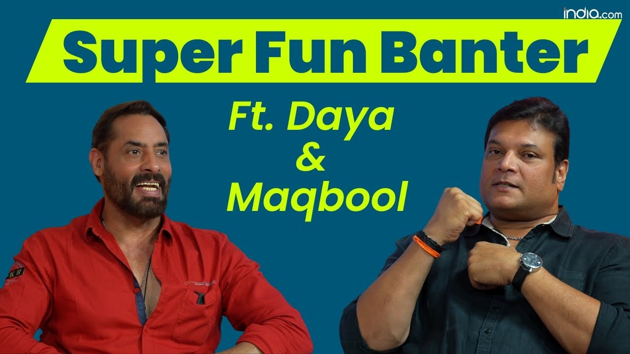 What Happens When CID's Daya Meets Mirzapur's Maqbool? | Exclusive Interview
