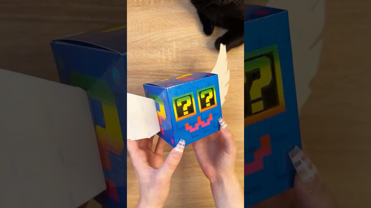 Unboxing GOD LUCKY BLOCK STEAL A BRAINROT #stealabrainrot #diy #blindbox #asmr #papercraft