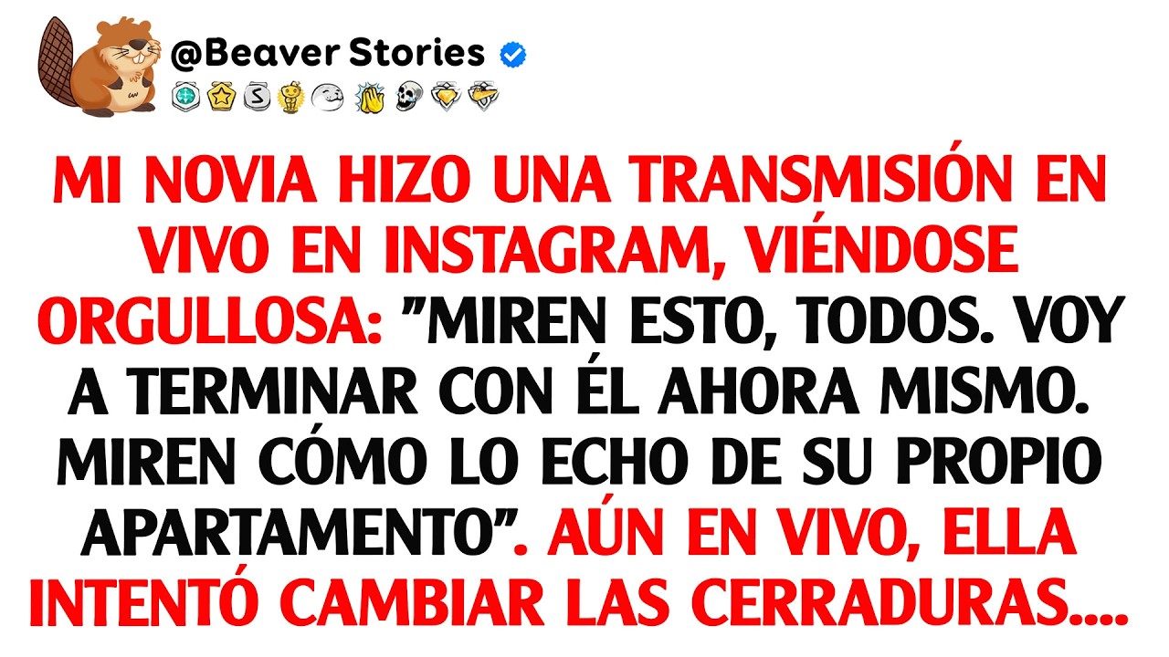 Mi novia hizo una transmisión en vivo en Instagram, viéndose orgullosa: 