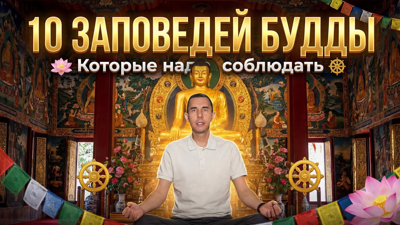 10 заповедей для соблюдения. Что сказал Будда.