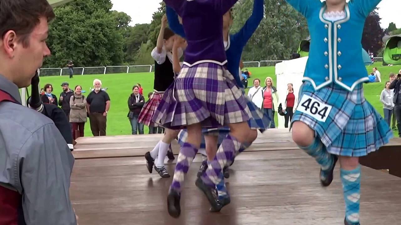Bagpipes And Sword Dancing Highland Games Perth Perthshire Scotland