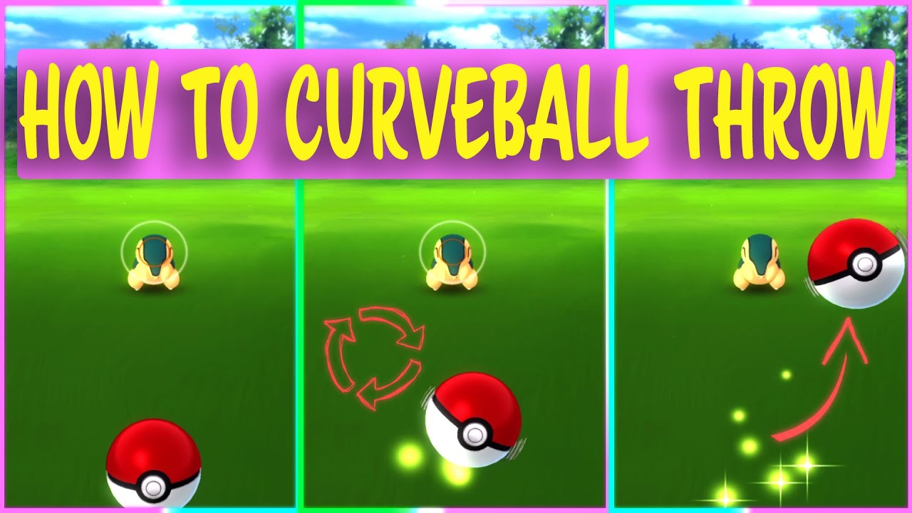 How To Curve Ball Throw in Pokémon GO! Tutorial walkthrough step by step!