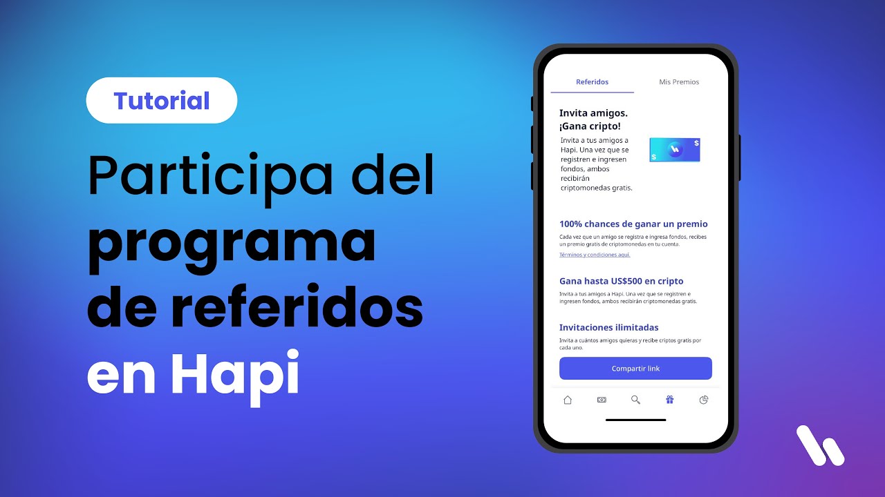 💰 &iquest;C&oacute;mo ganar dinero con el programa de referidos de Hapi? | Tutorial