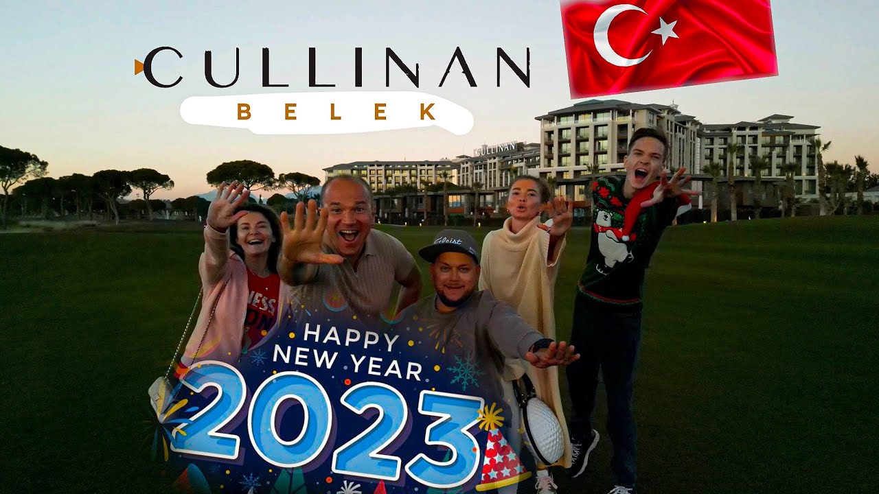 Happy New Year Cullinan Belek Turkey, January 2023 (music Zivert-WAKE UP!) Новый год в Турции