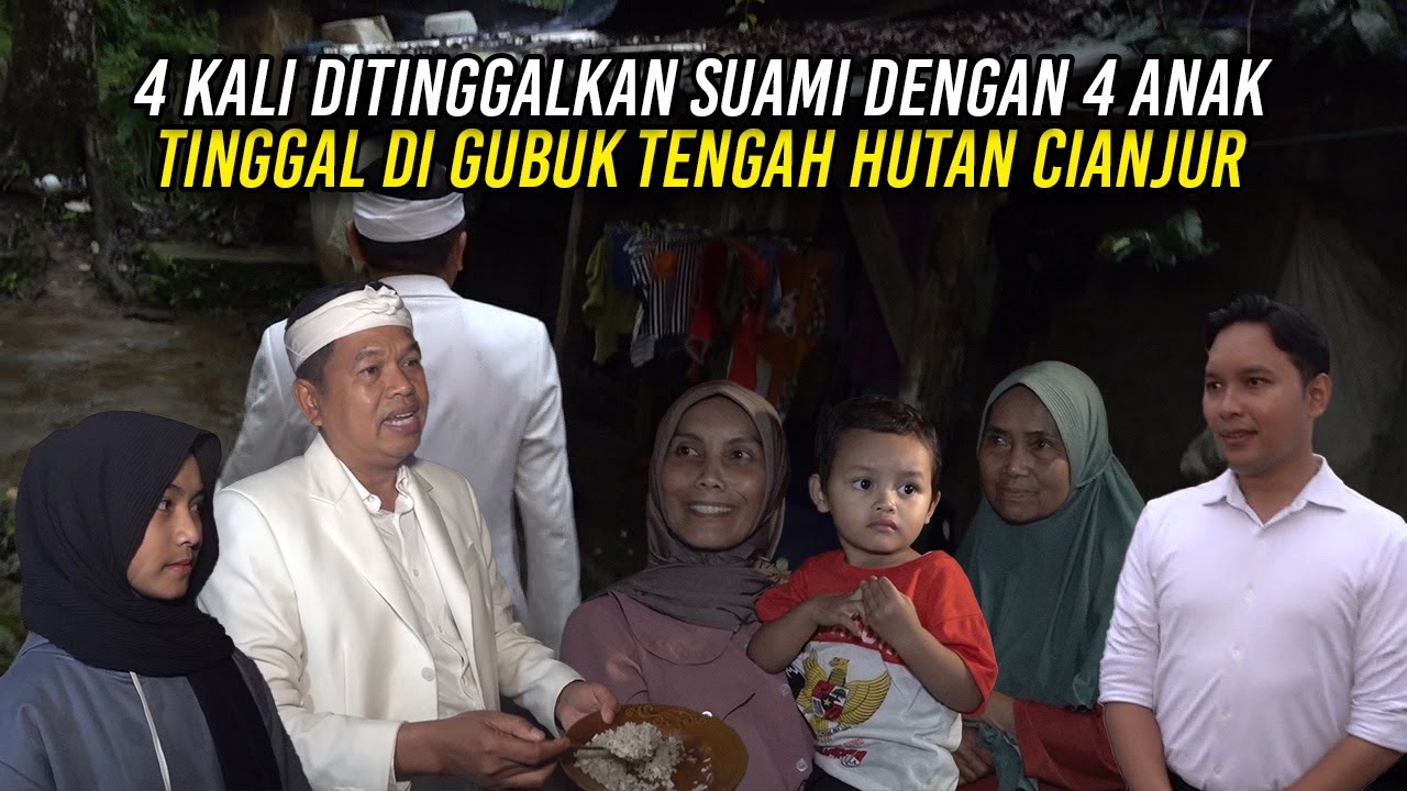 4 KALI DITINGGALKAN SUAMI DENGAN 4 ANAK | TINGGAL DI GUBUK TENGAH HUTAN CIANJUR