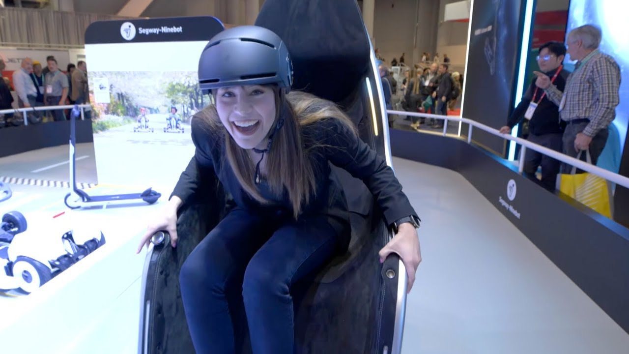 Sit back and lounge on this Segway S-Pod (Full Demo)