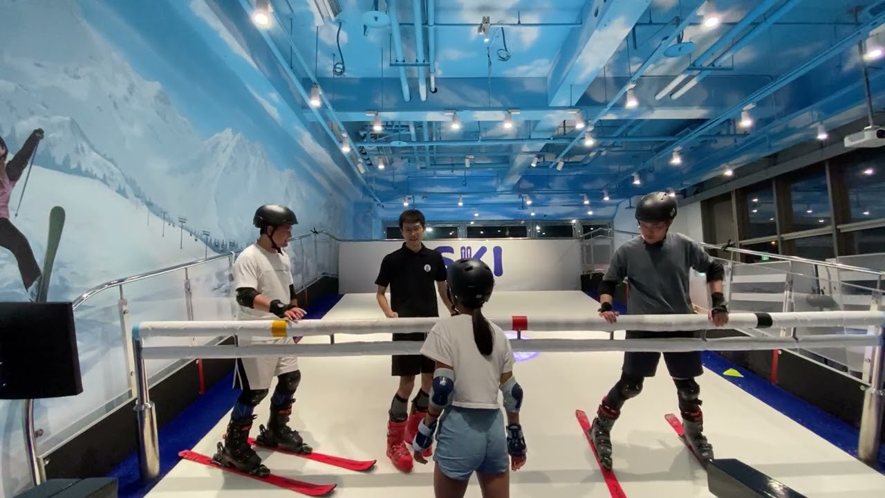 iSKI-SK中6-9 複習陡坡拿杖