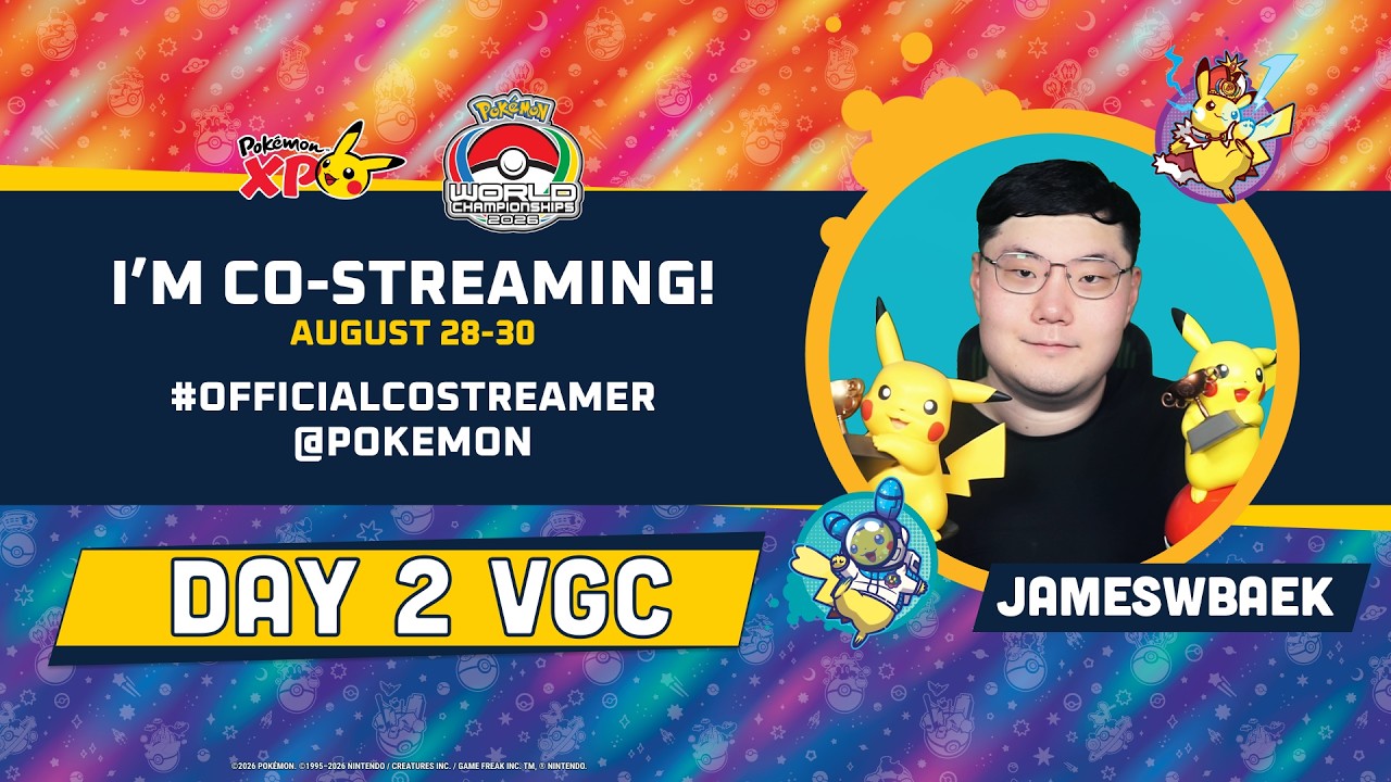 2x VGC Worlds Semi-Finalist Officially Co-Streams Worlds | Day 2 & Top Cut
