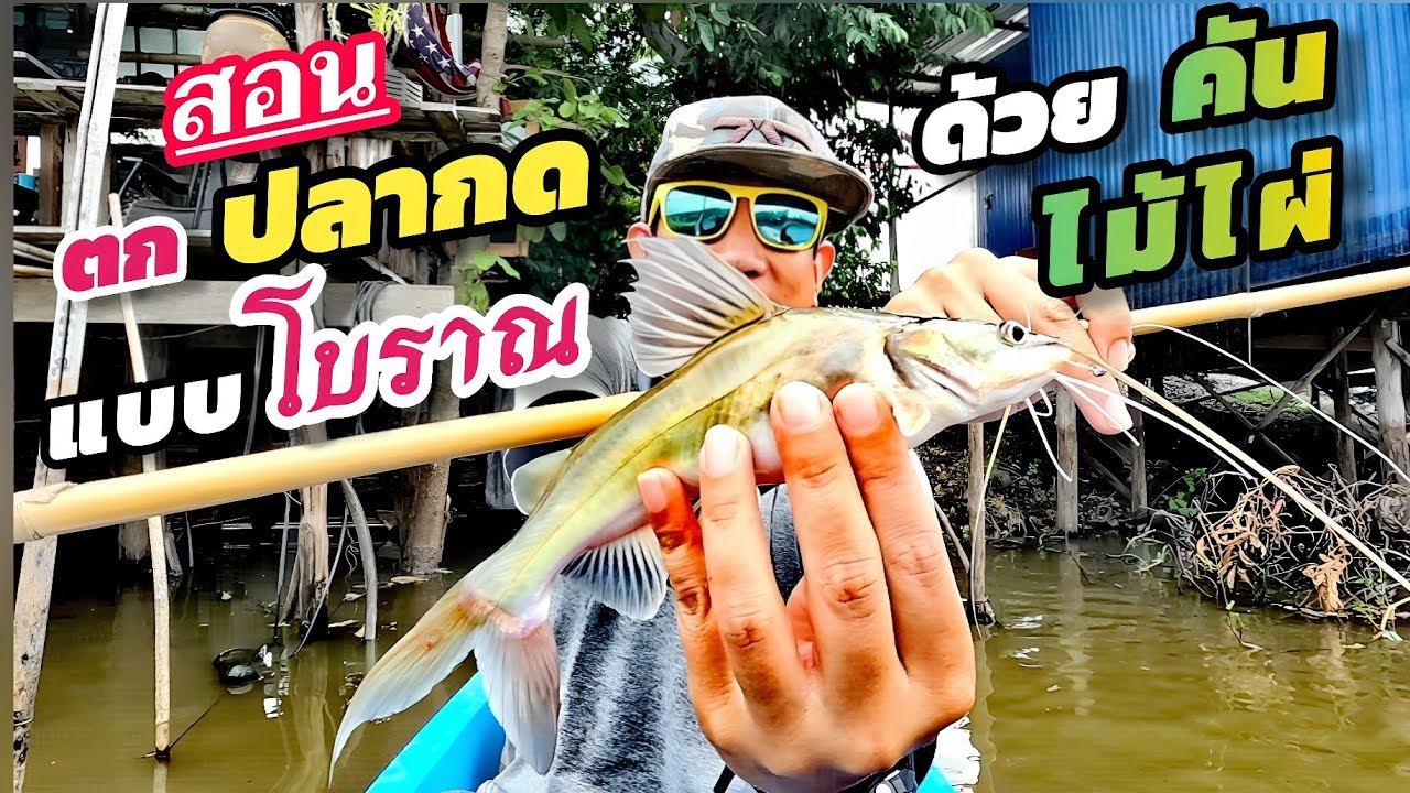 แนวทาง ตกปลากด ด้วยคันไม้ไผ่ .. สอนทำคัน ยันวิธีตกให้ได้ตัว !! (Ep.72)​