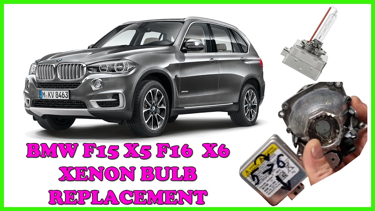 How to Replace the Xenon HID Bulb in 1-2 Minutes at BMW X5 F15 X6 F16 in Case of Low Beam Failure