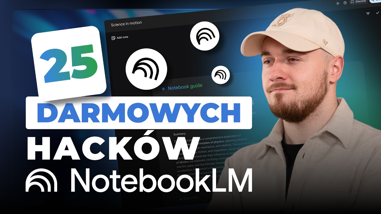 NotebookLM: Ucz się 5x szybciej dzięki AI (Podcasty, Research, Notatki)