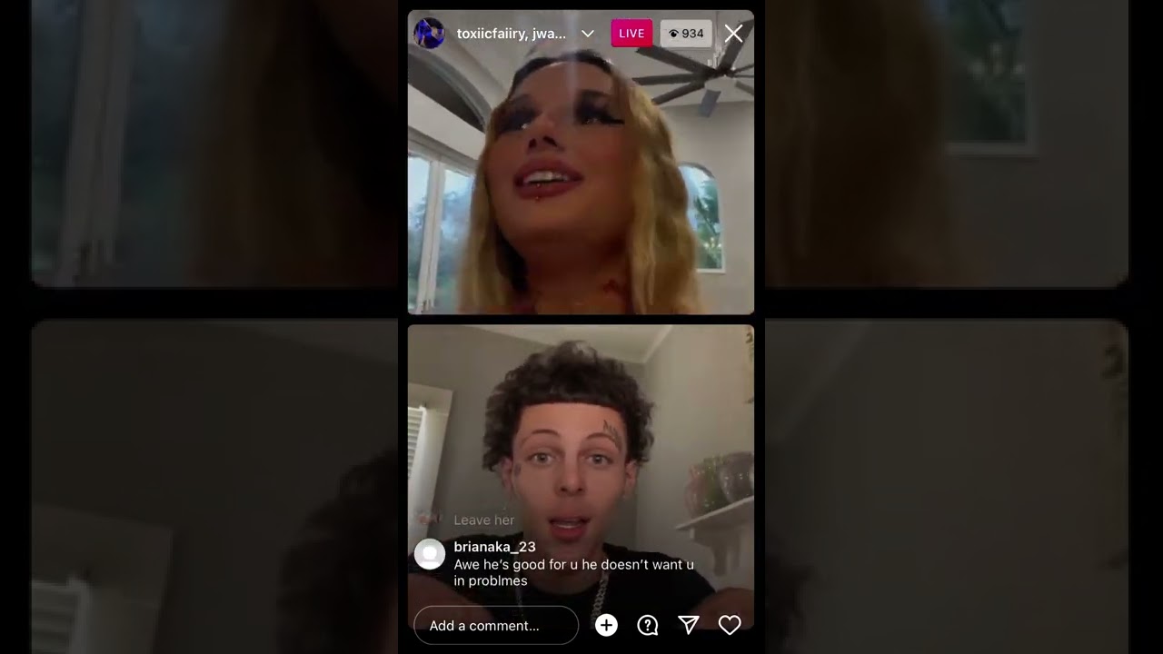 Jay wavy gets jealous toxic fairy is with flyysoulja! #islandboys #instalive