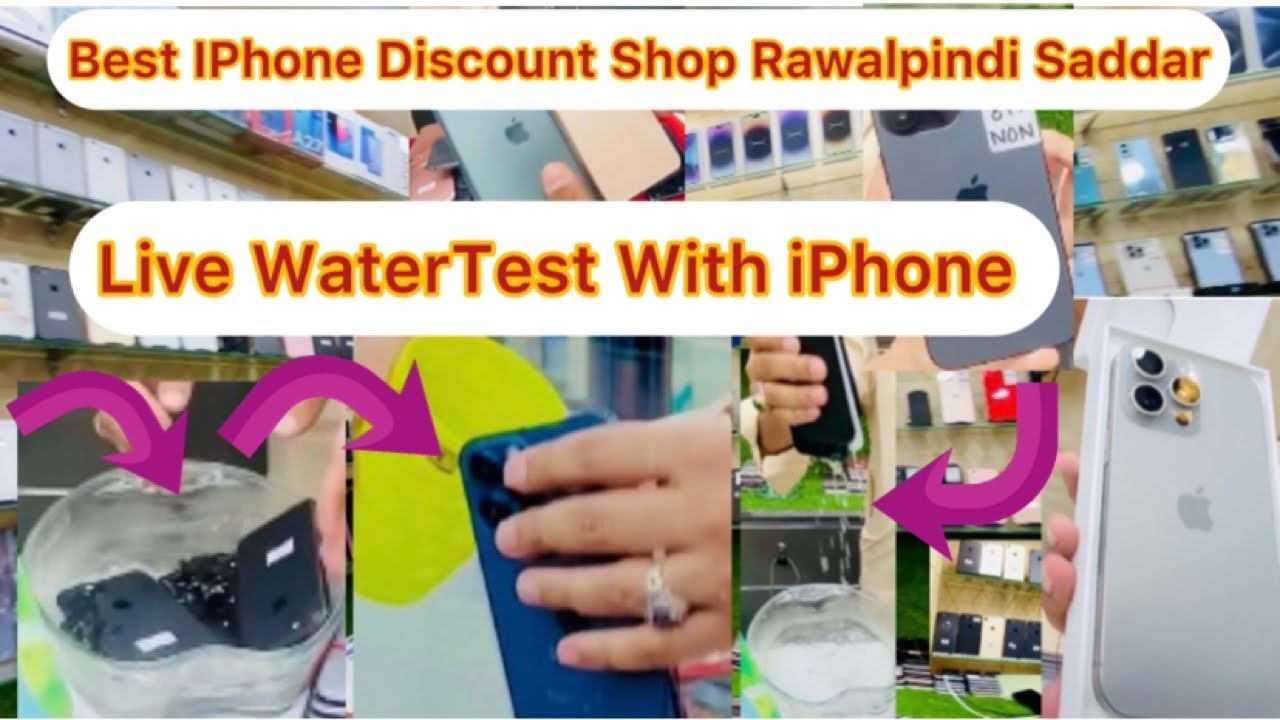Best iPhone Discount Shop😱Cheapest Mobile Wholesale Market In Rawalpindi Saddar😱Live WaterTest