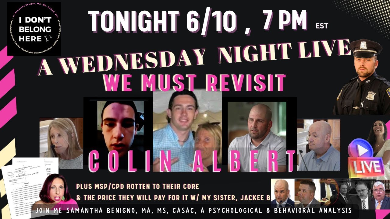 A Wednesday Night Live 7PM - What About Colin? Rotten Cops/DA?