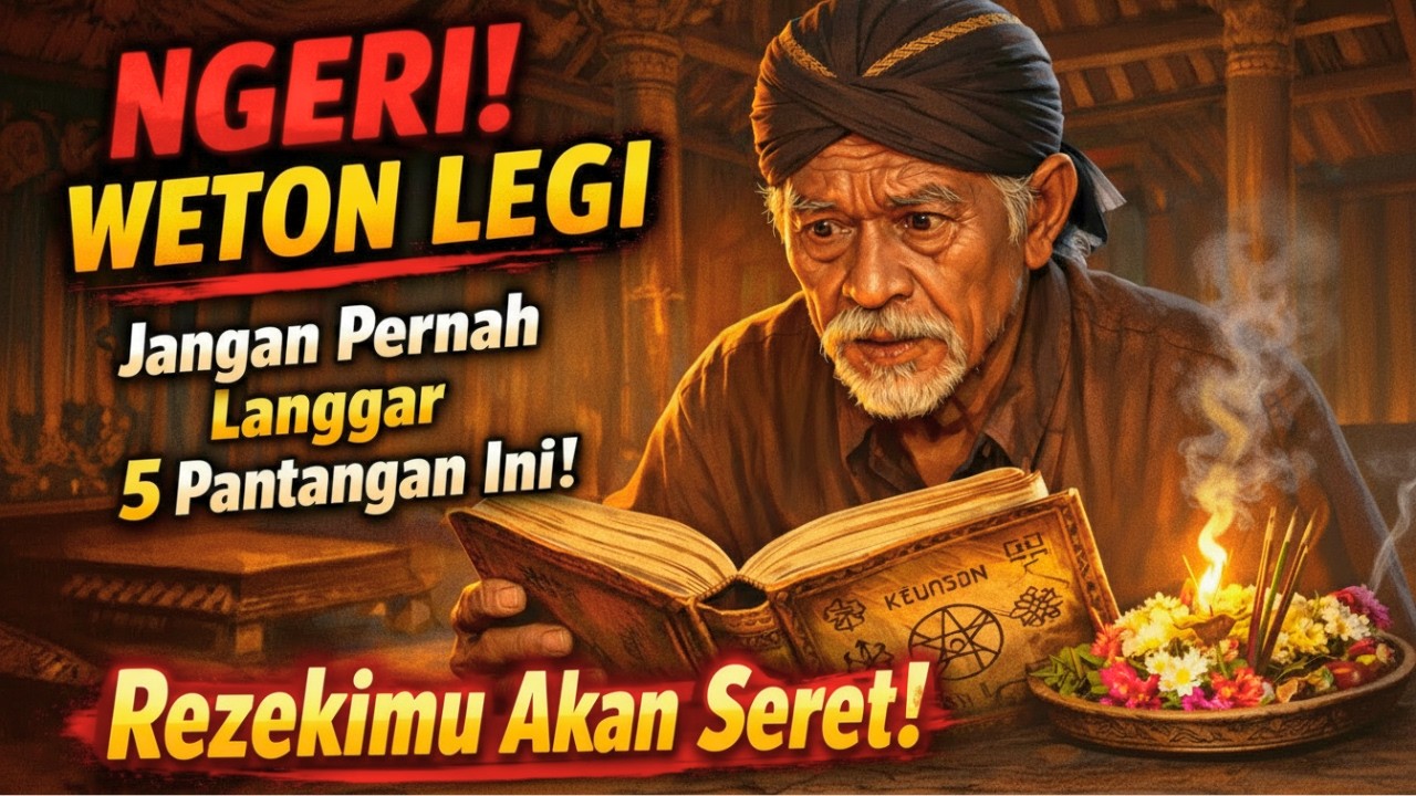 NGERI❗Weton Legi Wajib Hindari 5 Pantangan ini❗Kalau kepengin Rezekimu tidak Seret❗