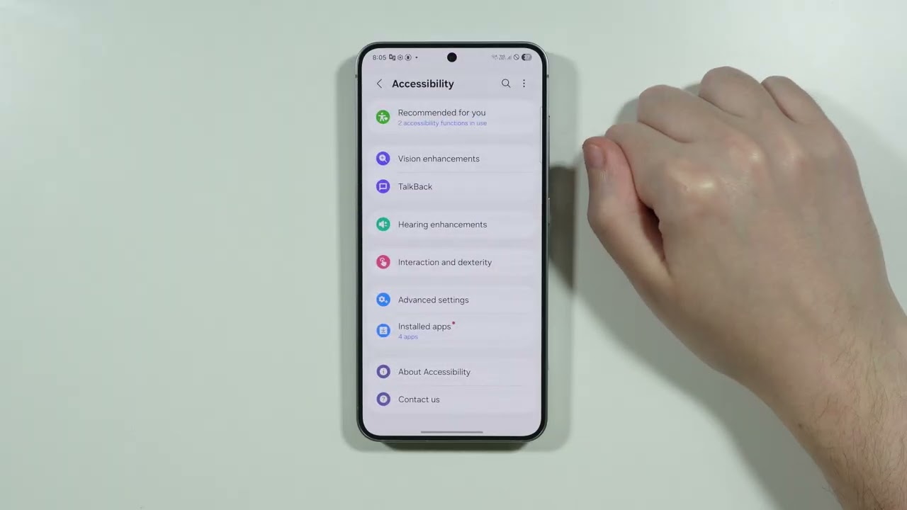 Samsung Galaxy S26: Как завершить вызов с помощью кнопки питания (боковая кнопка)