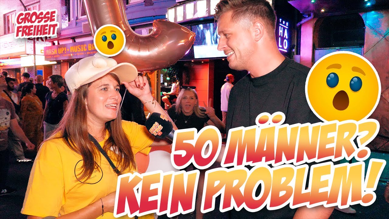 50 MÄNNER? KEIN PROBLEM! 😮😮 Straßenumfrage GROSSE FREIHEIT