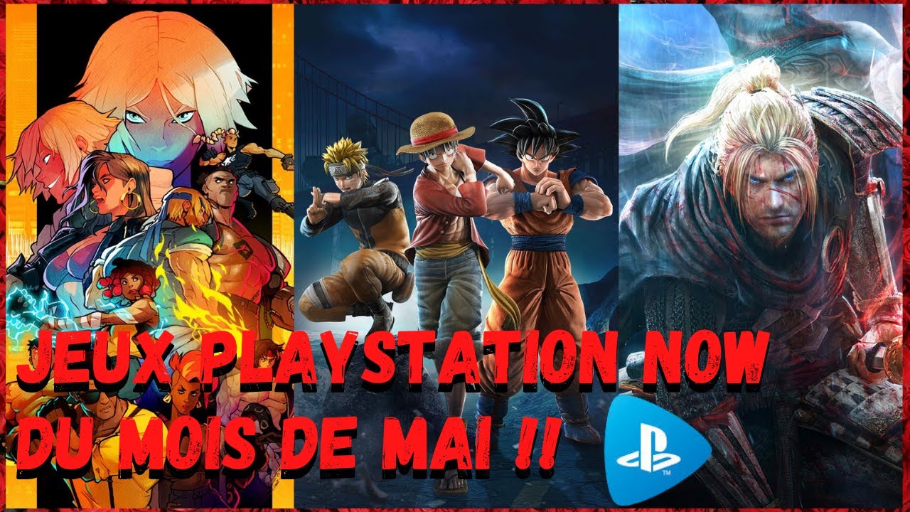 Les jeux vid&eacute;os du PS Now de mai 2021 !! 🎮🗓