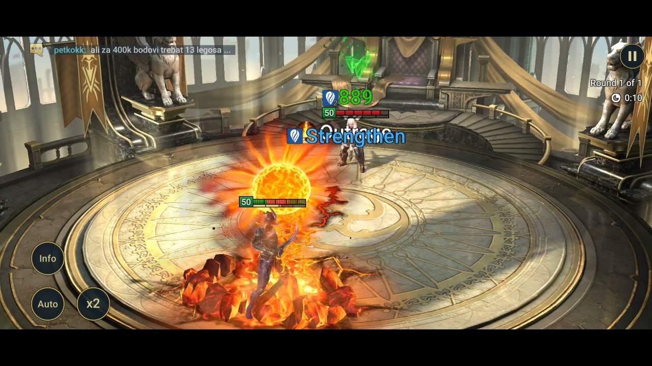 Hellfreak (17 power) vs Morag Bronzelock (19 power) MANUAL fight