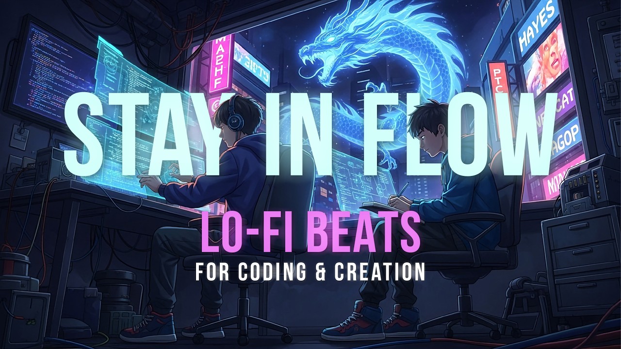 Late Night Coding in a Quiet City 🌧️ Deep Focus LoFi for Productive Minds