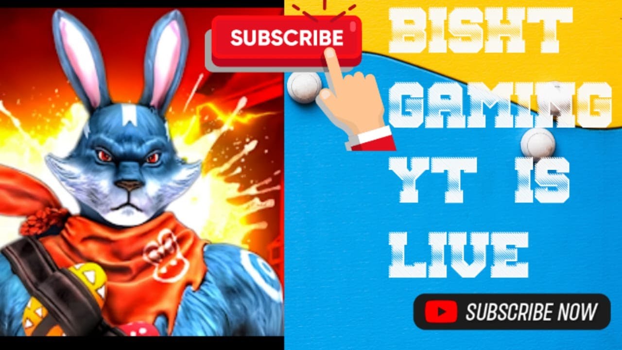 BISHT GAMING YT IS LIVE !! 6 v 6 custom win to rs 500$ redeem code giveway #freefirelive #freefire