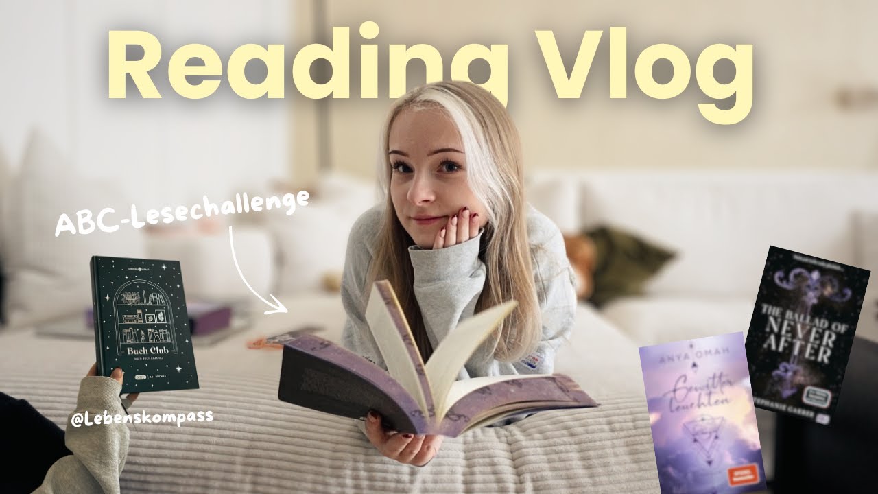 ich lese Bücher für die ABC-Lesechallenge 📖💕 | reading vlog