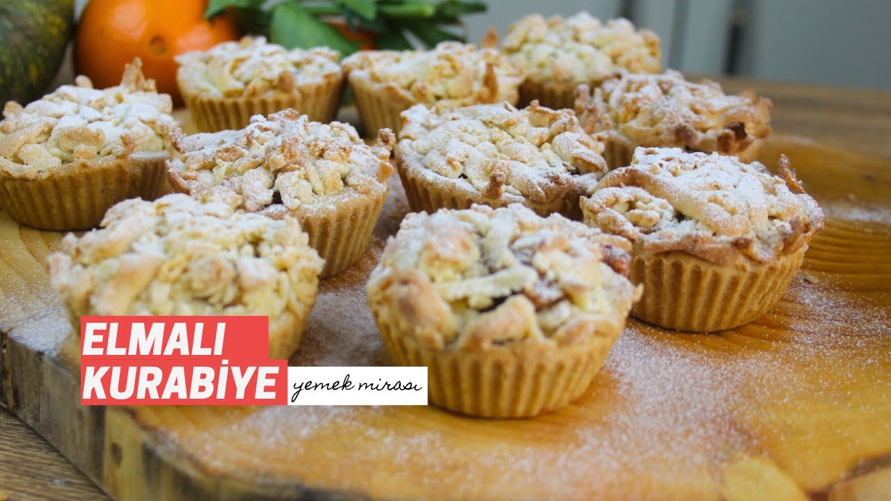 Çay Saatlerinin Favorisi  #Elmalıkurabiye Kurabiye Tarifi #turta #tart