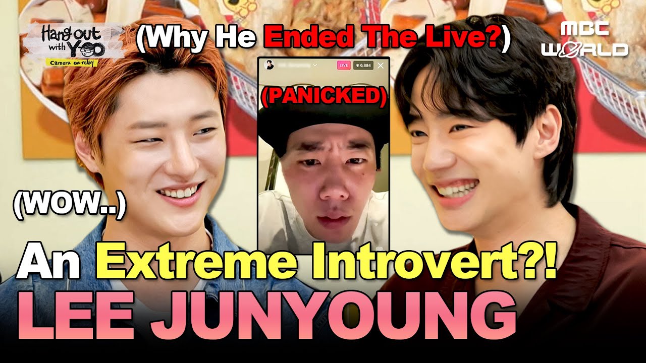 [Sub] 8,000 Viewers Joined — Junyoung Ended The Live?! An Introvert’s Move🤣