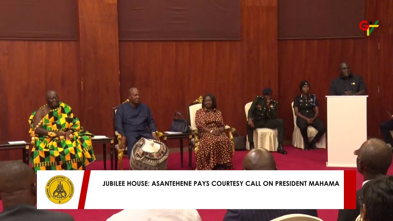 Jubilee House: Asantehene Pays Courtesy Call on President Mahama || 2nd June 2025