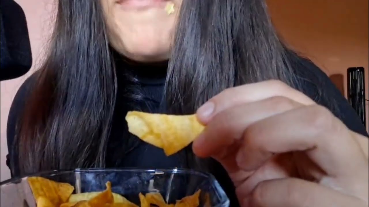 ASMR Platanitos Fritos Crujientes | Eating Sounds No Talking, Sonido Relajante