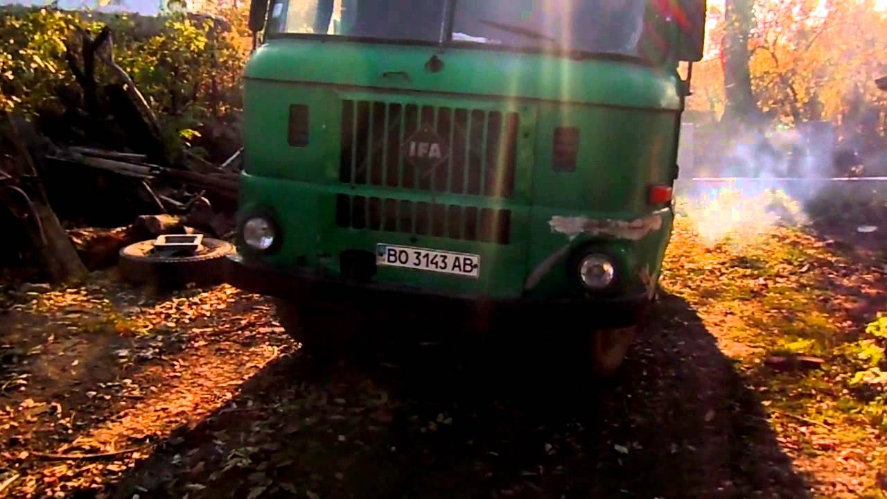 Ифа-w50 заводим і працюєм (гдр)