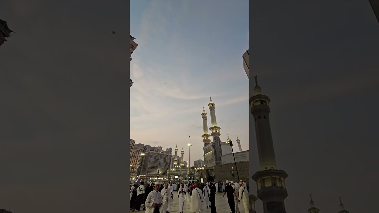 الطريق الى الحرم وأذان المغرب للمؤذن عماد بقري | الخميس 3 شعبان 1447ه‍ـ