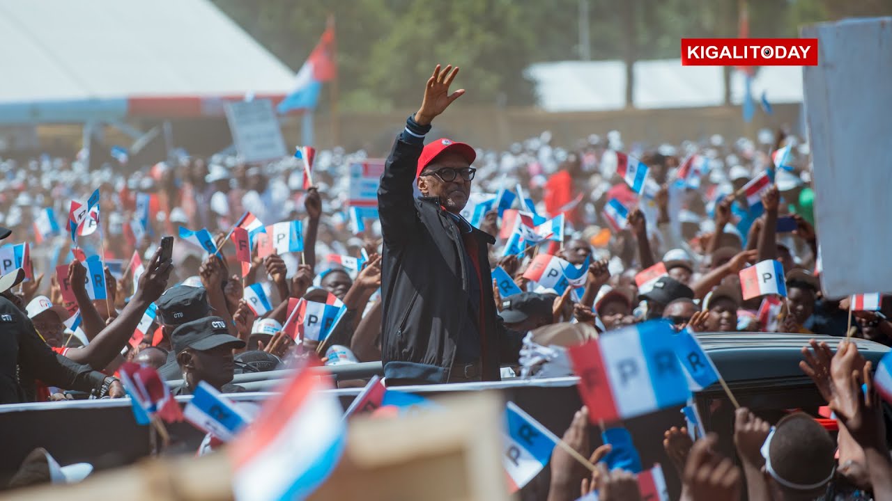 Dore uko Umukandida wa FPR - Inkotanyi Paul Kagame yakiriwe i  Rubavu