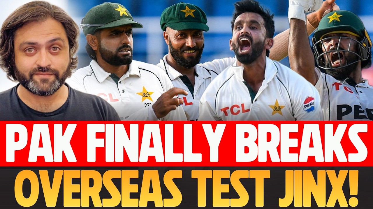 Pakistan FINALLY Breaks Overseas Test Jinx! Pakistan vs West Indies 2nd Test