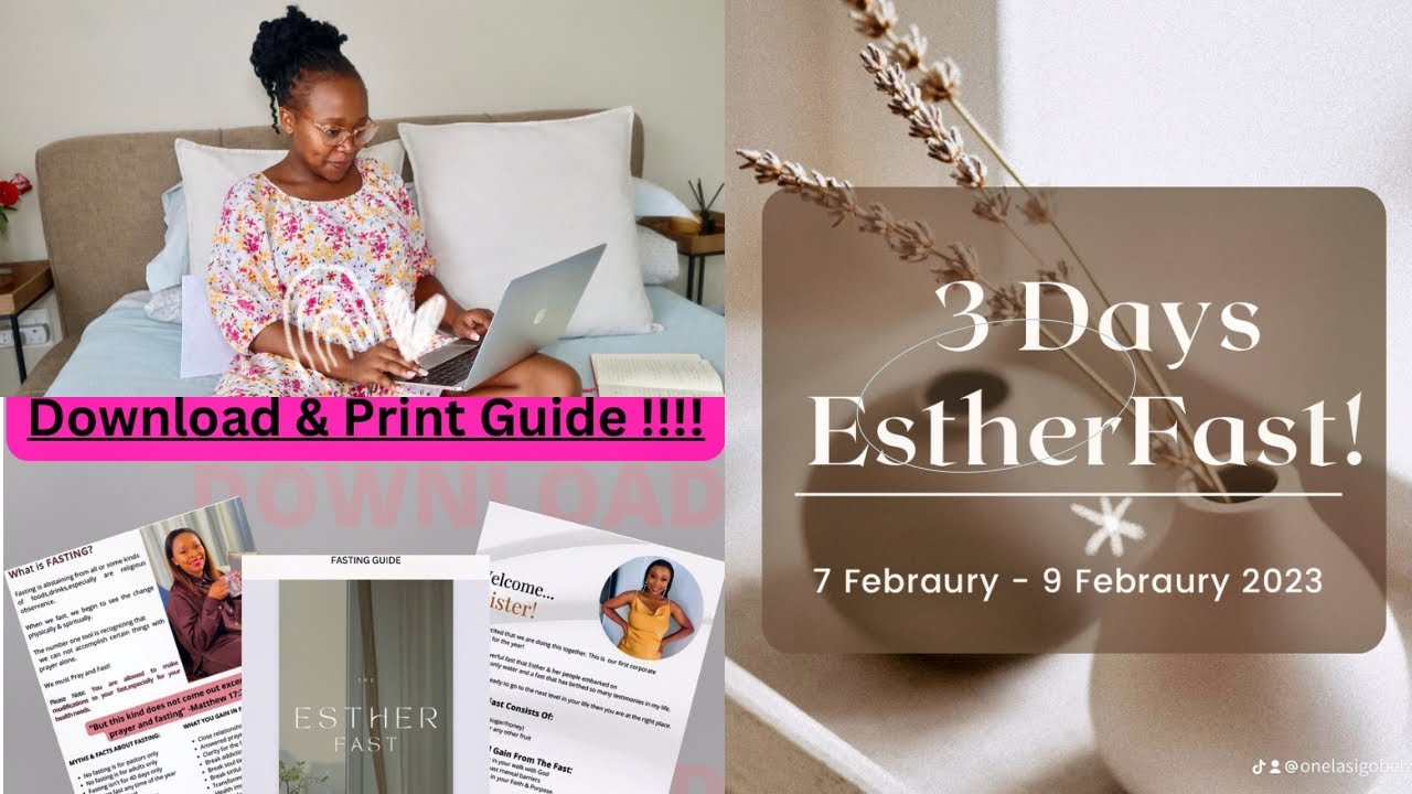 The Esther Fast Guide | 3 Days Fast | How to do the fast & how to download the guide | ABIDE IN ME