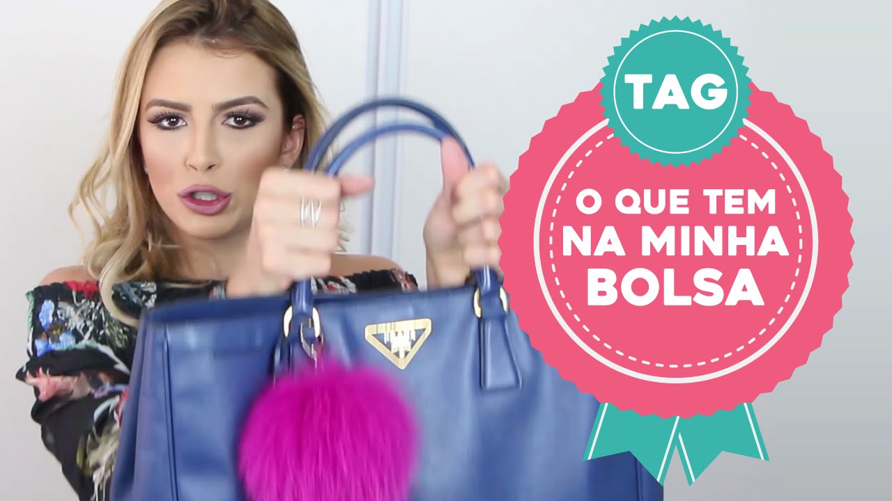 TAG  O que tem na minha bolsa por Mariana Saad