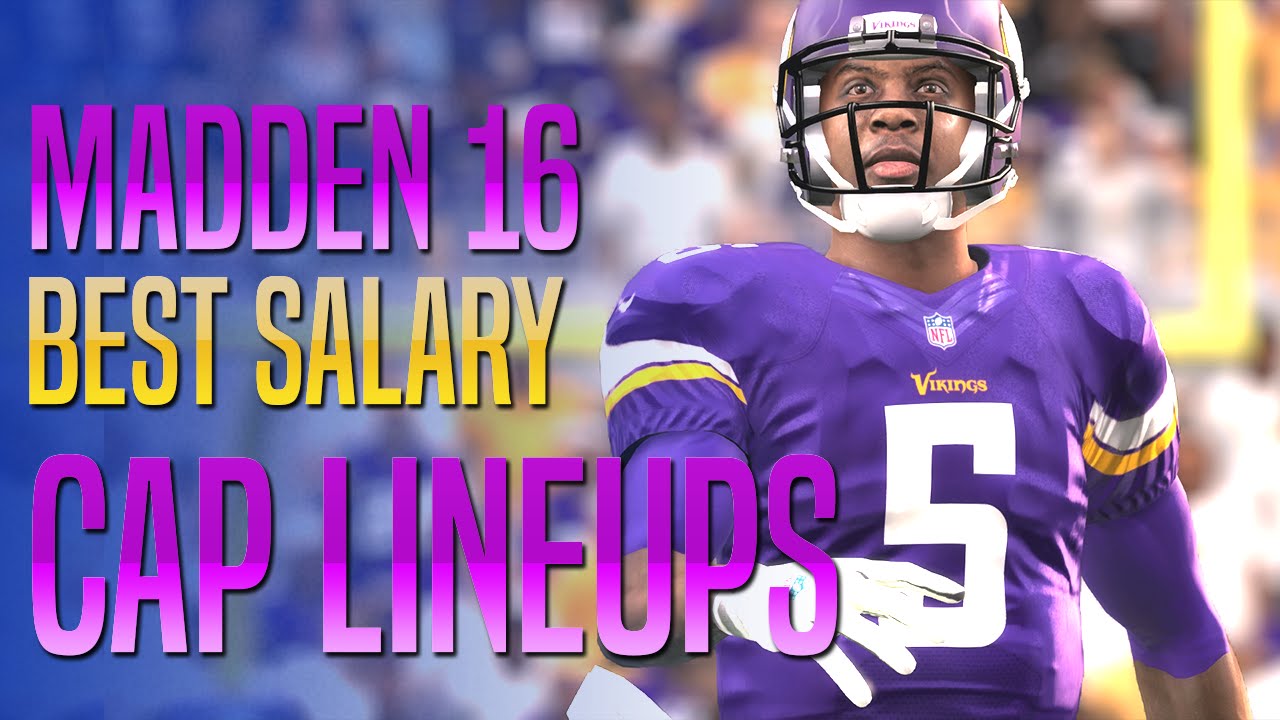 Madden 16 - Best Salary Cap Ranked Lineup Reviews!