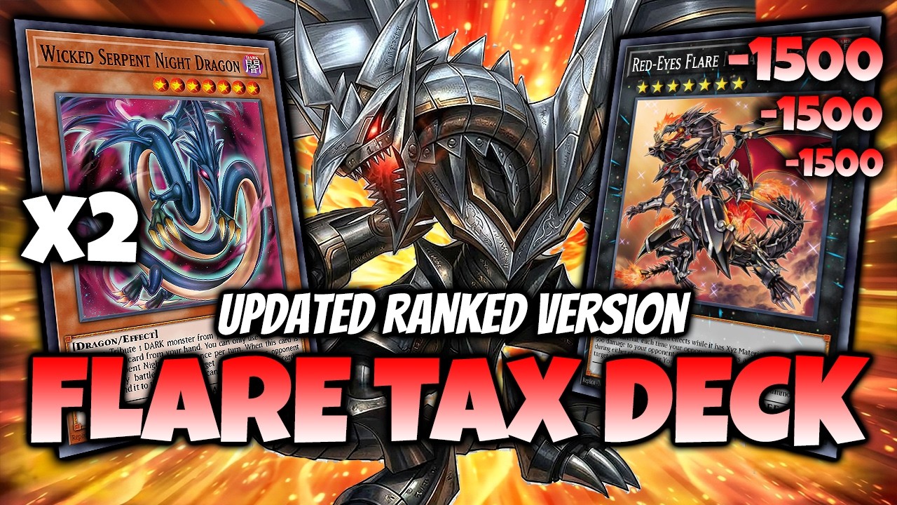 Surrender is Their Bestfriend 🚫 Burn All Decks with Red Eyes Flare Tax Burn Deck [Master Duel]
