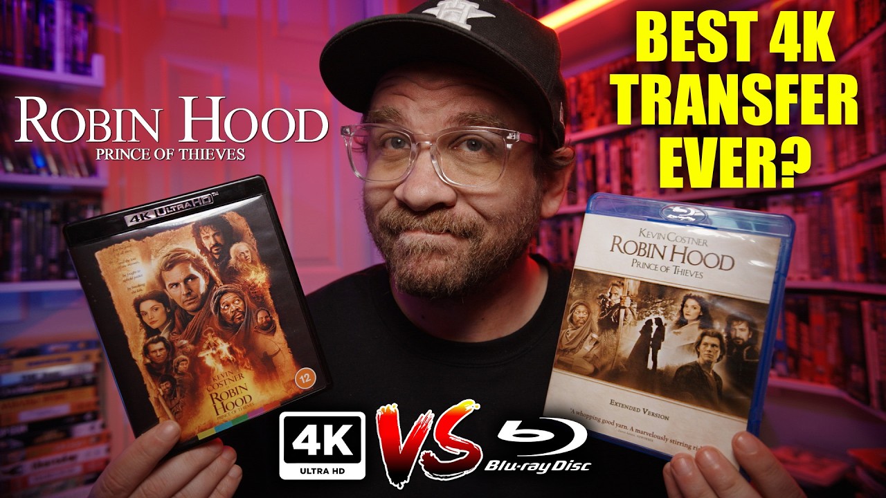 Робин Гуд: Принц воров 4K против Blu-ray!