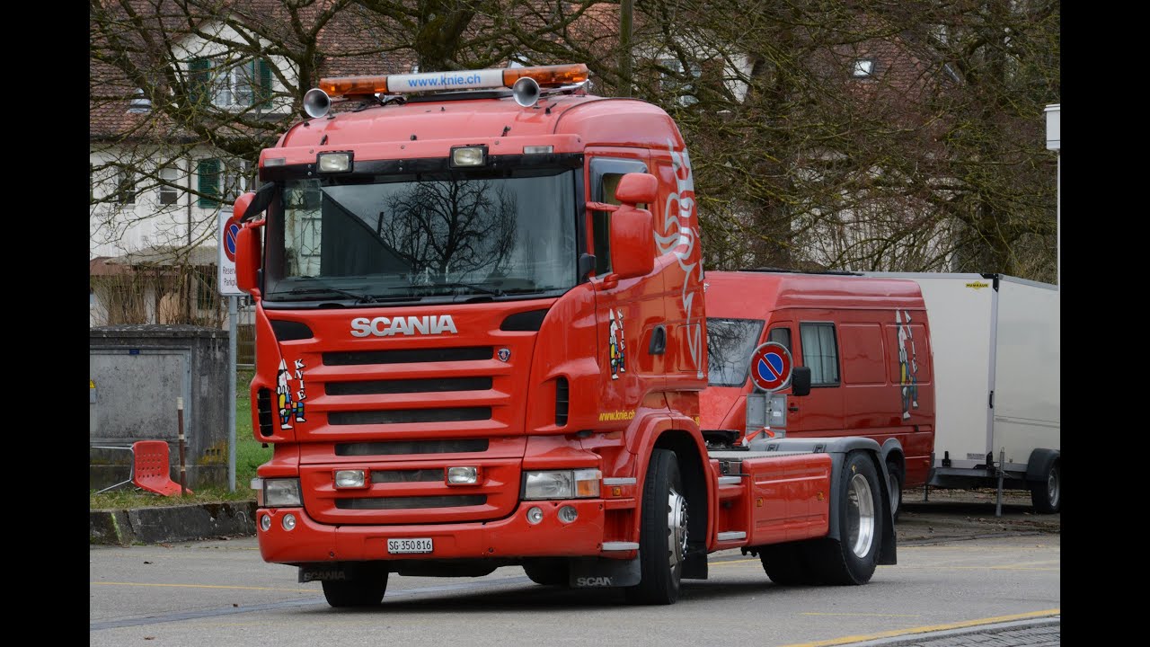 2015 Logistik im Schweizer National Circus KNIE ::Abbau::