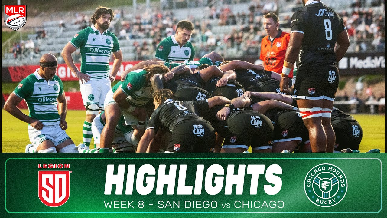 San Diego Legion vs Chicago Hounds | All Tries | 2025 Major League Rugby Highlights