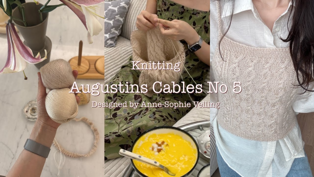 Knitting Augustins Cables No.5 by by Anne-Sophie Velling · Project 22