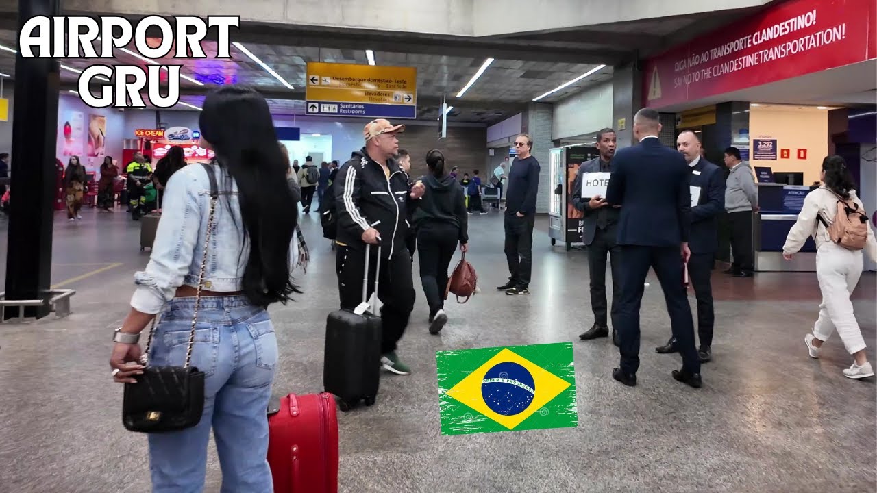 🇧🇷 Aeroporto São Paulo Guarulhos International Airport (GRU) | 2024 Brazil Walking  - 4K