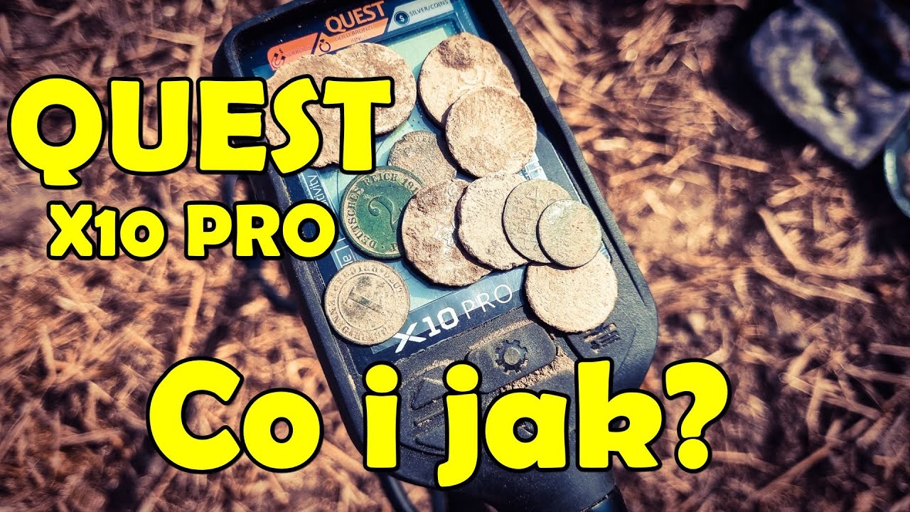 Quest X10 Pro - nowy, tani i wodoszczelny wykrywacz dla ludu:)