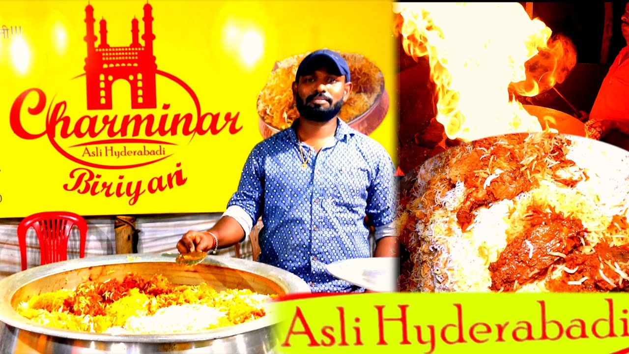 Asli hyderabadi chicken dum Biryani || Bhilai street food