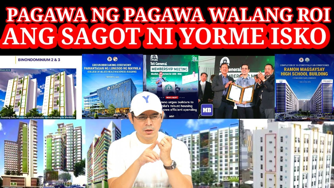 R.O.I TALAGA? ABA MATINDI ANG PANG-UNAWA NG MGA 8O80 SA PROYEKTO SA MAYNILA . ITO ANG SAGOT NI YORME